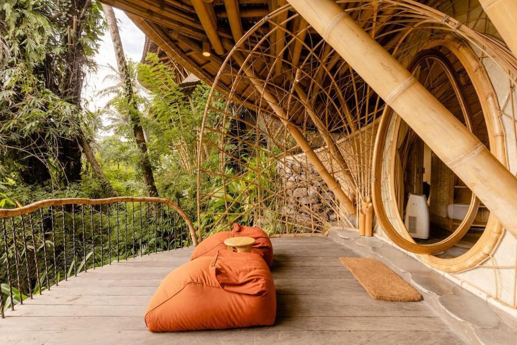 Aura House 2Bds Eco Bamboo House, Pool, River View Bringkit 外观 照片