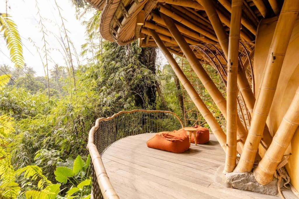 Aura House 2Bds Eco Bamboo House, Pool, River View Bringkit 外观 照片