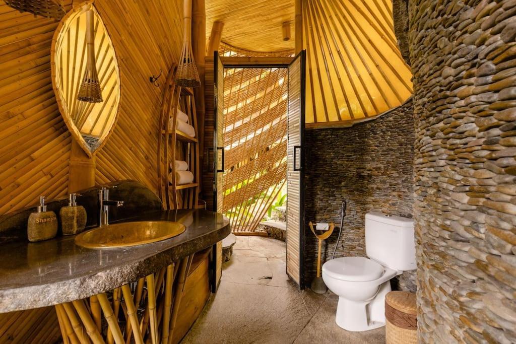 Aura House 2Bds Eco Bamboo House, Pool, River View Bringkit 外观 照片